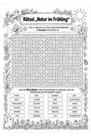 Vorschau - Arbeitsblätter - Rätsel NATUR IM FRÜHLING Klasse 5/6 - Seite 1