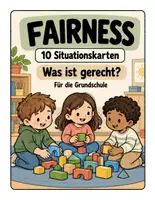 Vorschau - Arbeitsblätter - Fairness – Was ist gerecht? | 10 Situationskarten | Sozialkompetenz Grundschule - Seite 1