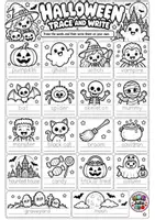 Vista previa - Hojas de trabajo - Halloween - página 3