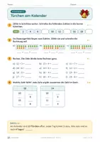 Vorschau - Unterrichtsreihen - Adventskalender rechnen: Advents-Mathe bis 20 – Klasse 1 – Übungsheft - Seite 2