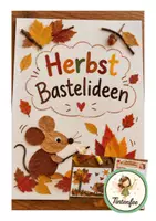 Vorschau - Arbeitsblätter - Herbst Bastelideen, Basteln mit Herbstblättern - Deckblatt
