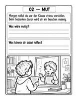 Vorschau - Arbeitsblätter - Mut – Was wäre mutig? | 10 Situationskarten | Sozialkompetenz Grundschule - Seite 3