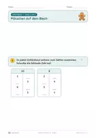 Vorschau - Unterrichtsreihen - Adventskalender rechnen: Advents-Mathe bis 20 – Klasse 1 – Übungsheft mit großer Schrift - Seite 3