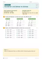 Vorschau - Unterrichtsreihen - Winter-Mathe – Klasse 3 – Rechnen im Zahlenraum bis 1000 – Übungsheft - Seite 1