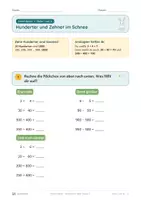 Vorschau - Unterrichtsreihen - Winter-Mathe – Klasse 3 – Rechnen im Zahlenraum bis 1000 – Übungsheft – Sparpaket: beide Fassungen - Seite 2