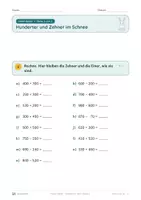 Vorschau - Unterrichtsreihen - Winter-Mathe – Klasse 3 – Rechnen im Zahlenraum bis 1000 – Übungsheft – Sparpaket: beide Fassungen - Seite 3