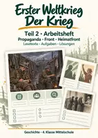 Vorschau - Unterrichtsreihen - Erster Weltkrieg – Teil 2: Der Krieg | Arbeitsheft mit Lösungen (4. Klasse MS) - Deckblatt