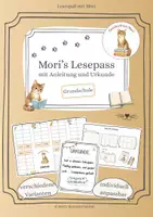 Vorschau - Arbeitsblätter - Lesepass Leporello | mit Anleitung & Urkunde | individualisierbar - Deckblatt
