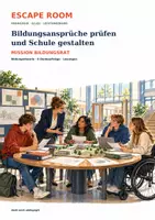 Vorschau - Stundenentwürfe - Bildung beurteilen nach Klafki | Escape Room Pädagogik Oberstufe | 8 Aufgaben mit Lösungen - Deckblatt