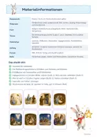 Vorschau - Arbeitsblätter - Weihnachtsgeschichte in Leichter Sprache kostenlos | 8 Bilder mit kurzen Sätzen | Bildkarten, Legegeschichte, Leporello | Förderschule und Grundschule | Klasse 1-4 - Seite 1
