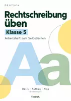 Vorschau - Arbeitsblätter - Rechtschreibung Klasse 5 – differenziertes Arbeitsheft mit Lösungen - Deckblatt
