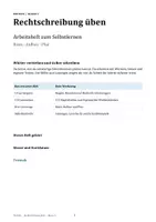 Vorschau - Arbeitsblätter - Rechtschreibung Klasse 5 – differenziertes Arbeitsheft mit Lösungen - Seite 1