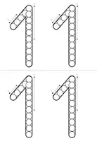 Vorschau - Arbeitsblätter - Dot Marker Ziffern 0–9 – Ziffernschreibkurs & Schreibrichtung | 1. Klasse - Seite 2