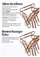 Vorschau - Merkblätter - Karten zur Qualitätsanalyse/ Überarbeitung von Bewerbungsanschreiben - Seite 1