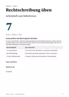 Vorschau - Stationenlernen - Rechtschreibung Klasse 7 – Arbeitsheft mit Lösungen und Magazinprojekt - Seite 1