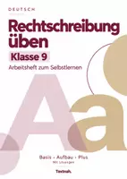 Vorschau - Arbeitsblätter - Rechtschreibung Klasse 9 – Arbeitsheft mit Lösungen und Schreibtraining - Deckblatt
