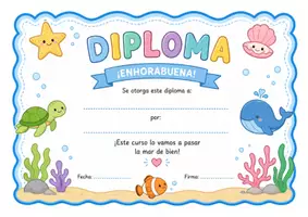 Vista previa - Manualidades / Dibujos para colorear - Bienvenidos al cole proyecto el mar - página 1