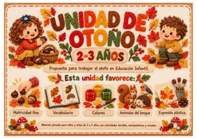 Vista previa - Unidades / Secuencias / Situaciones de Aprendizaje - UNIDAD PARA AULA DE 2-3 AÑOS. EL OTOÑO Y LA CASTAÑERA - página 2