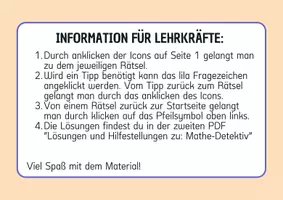 Vorschau - Spiele - Matherätsel: Mathe Detektiv mit spannenden Knobelaufgaben - Seite 1