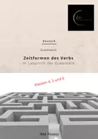 Vorschau - Arbeitsblätter - Im Labyrinth der Grammatik: Zeitformen des Verbs - Deckblatt