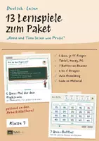 Vorschau - Unterrichtsreihen - Lesestrategien und Sachtexte: Arbeitsblätter Deutsch Kl. 7 + 13 Lernspiele - Deckblatt