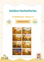 Vorschau - Bildkarten - Herbst Klasse 1 - Seite 1