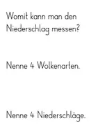 Vorschau - Arbeitsblätter - Thema Wetter – Sachunterricht Klasse 3 – Komplettpaket mit Arbeitsblättern und Tafelmaterial digital - Seite 3