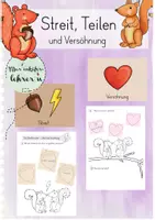 Vorschau - Arbeitsblätter - Streit und Versöhnung - Philosophie Klasse 1/2 - Deckblatt