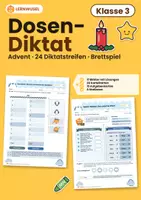Vorschau - Arbeitsblätter - Weihnachten Klasse 2 und 3 Bundle | Mathe, Deutsch, Dosendiktat, Wunschzettel, Schneemann - Seite 1