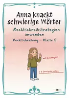 Vorschau - Unterrichtsreihen - PROBIERPREIS: Rechtschreibstrategien anwenden: Arbeitsblätter Deutsch Kl. 6 + 2 Lernspiele - Deckblatt