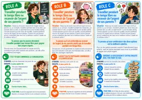 Vorschau - Unterrichtsreihen - Les jeunes: 10 Rollenszenarien für eine mündliche Prüfung - Deckblatt
