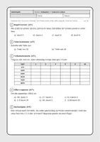 Vorschau - Arbeitsblätter - Teilbarkeitsregeln Test / Wiederholung mit Lösungen - Deckblatt