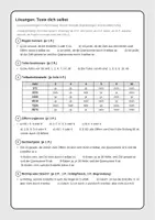 Vorschau - Arbeitsblätter - Teilbarkeitsregeln Test / Wiederholung mit Lösungen - Seite 2