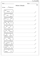 Vorschau - Arbeitsblätter - DaZ / DaF - Halloween - Satzpuzzle - Seite 1