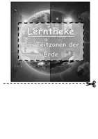 Vorschau - Arbeitsblätter - Flipbookvorlage Zeitzonen der Erde - Seite 1