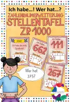Vorschau - Spiele - Ich habe...! Wer hat...? Zahlenraumerweiterung Stellentafel ZR bis 1000 - Deckblatt