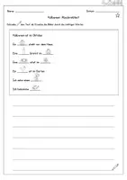 Vorschau - Arbeitsblätter - DaZ / DaF - Halloween - Abschreibtext - Seite 1