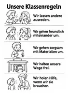 Vorschau - Arbeitsblätter - Rituale & Klassenregeln – 15 Vorlagen für Klassenleitung, Tafelkalender, Klassendienste & visuelle Hilfen - Seite 2
