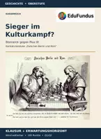 Vorschau - Klassenarbeiten - Klausur Kulturkampf 1875 | Bismarck & Kirche | Karikaturanalyse Oberstufe + EWH (Word) - Deckblatt