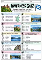 Vorschau - Arbeitsblätter - Scotland Quizzes – Landeskunde Englisch | Schottland & schottische Städte | Quiz-Arbeitsblätter mit Lösungen - Seite 3