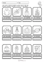 Aperçu - Apprentissages en autonomie - Halloween – 24 mots de vocabulaire - Page 3