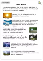 Vorschau - Arbeitsblätter - Lesedetektiv_Wetter - Seite 1