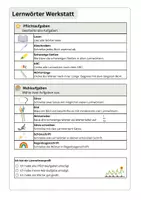 Vorschau - Arbeitsblätter - Lernwörter Werkstatt - Seite 1