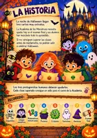 Vista previa - Juegos / Gamificación - Actividades de Halloween 1.º y 2.º EP. Academia Monstruos - página 1