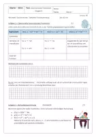 Vorschau - Test - Test - ganzrationale Funktionen MIT LÖSUNG, Gruppen A + B + Nachschreiber - Seite 1