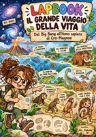 anteprima - Materiale di supporto/inclusione - Lapbook: il grande viaggio della Terra - Pagina di copertina