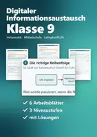 Vorschau - Arbeitsblätter - Netzwerk Informatik 9 Mittelschule - Deckblatt
