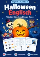 Vorschau - Arbeitsblätter - Halloween Englisch Klasse 3-4 – Rätsel - Deckblatt