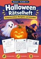 Vorschau - Arbeitsblätter - Halloween Rätselheft Klasse 3-4 – Deutsch - Deckblatt