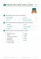 Vorschau - Arbeitsblätter - Halloween Rätselheft Klasse 3-4 – Deutsch - Seite 3